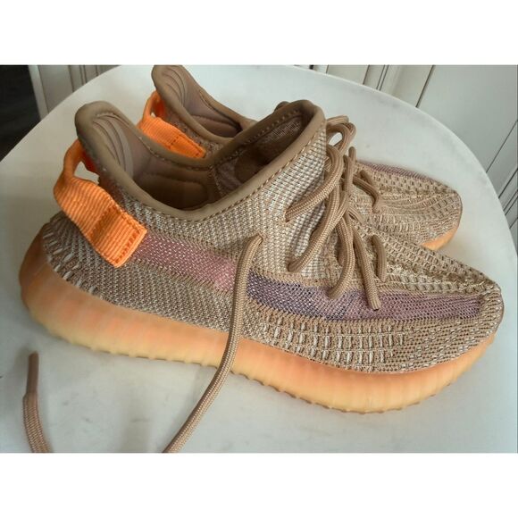 Adidas x Yeezy Men\'s Boost 350 V2 Light Active Athletic Sneakers Clay Size 5.5 main image 6